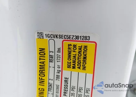 2014 Chevrolet Silverado 1500 1Lz from USA, damaged, VIN 1GCVKSEC5EZ301283